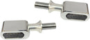 Universal Front LED Marker Lights Chrome Smoke With Amber