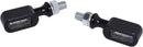 Universal Front LED Marker Lights Matt Black Clear With Amber