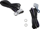 LED Handlebar Marker Lights Amber / White LED With Smoke Lens For Harley Davidson FLD 1690 2012-2013