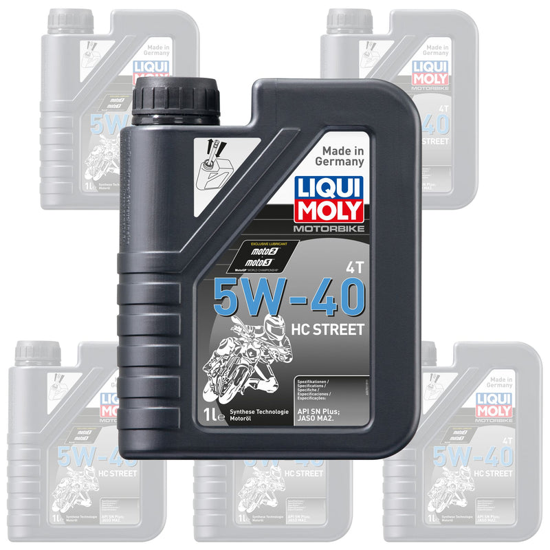 4 Stroke Semi Synthetic HC Street 5W-40 Oil - Box of 6