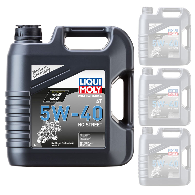 4 Stroke Semi Synthetic HC Street 5W-40 Oil - Box Of 4