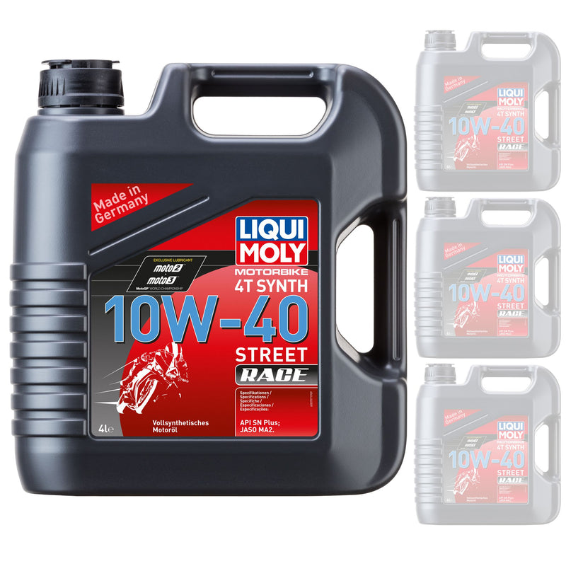 4 Stroke Fully Synthetic Street Race 10W-40 Oil - Box Of 4