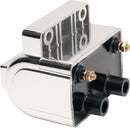 Single-Fire And Dual-Fire Ignition Coil Chrome For Harley Davidson FLH 1200 1971-1977
