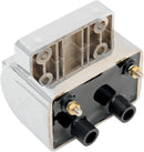 Single-Fire And Dual-Fire Ignition Coil Chrome For Harley Davidson FLH 1200 1978-1980