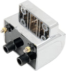 Single-Fire And Dual-Fire Ignition Coil Chrome For Harley Davidson FL 1200 1971-1977