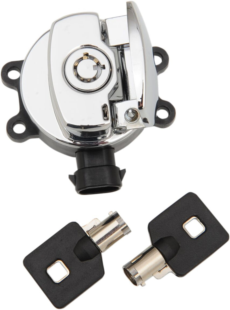 Side Hinge Ignition Switch Chrome For Harley Davidson FLS 1690 2012-2015