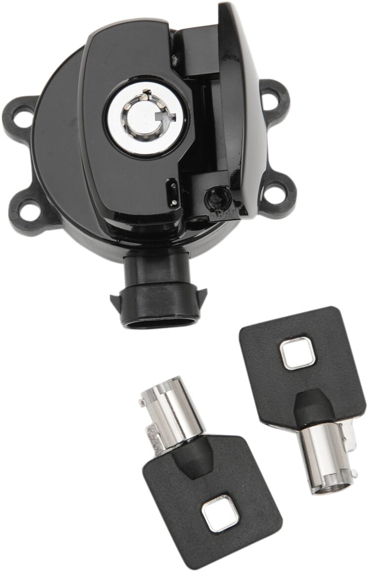 Side Hinge Ignition Switch Black For Harley Davidson FLS 1690 2012-2015