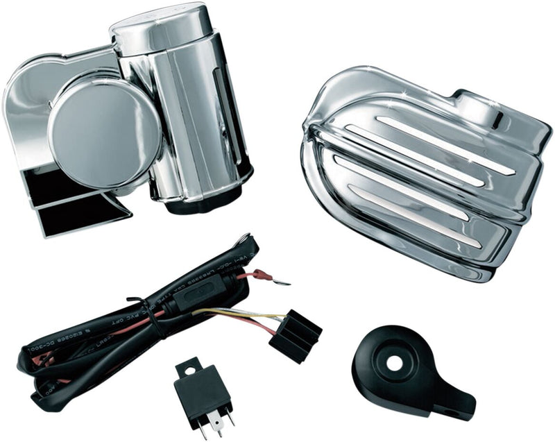 Wolo Bad Boy Air Horn Kit Chrome For Harley Davidson FLDE 1750 ABS