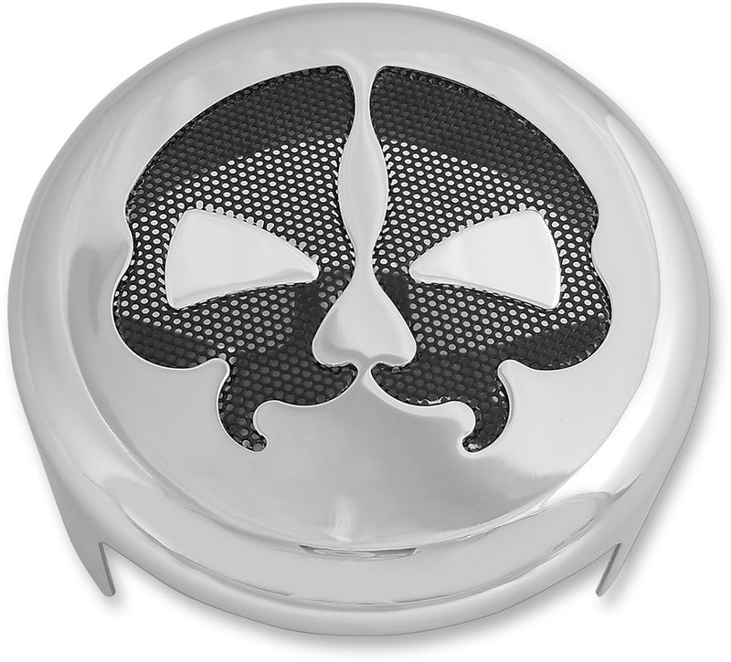 Cover Horn Skull Chrome