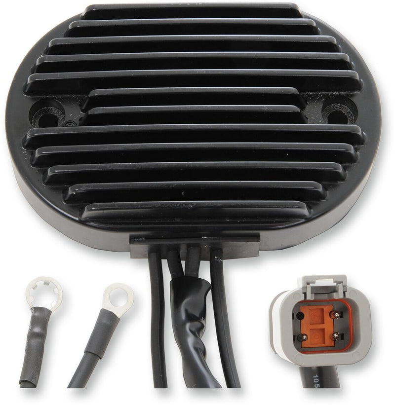 Solid-State Regulator Black For Harley Davidson FLST 1450 2006