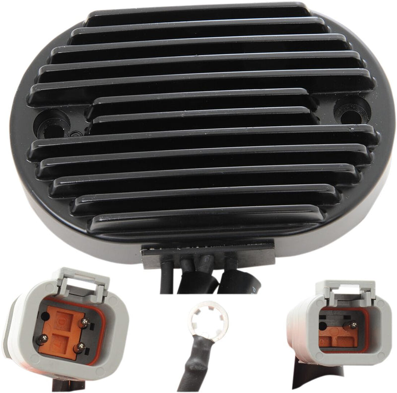 Solid-State Regulator Black For Harley Davidson FLSTC 1584 2007