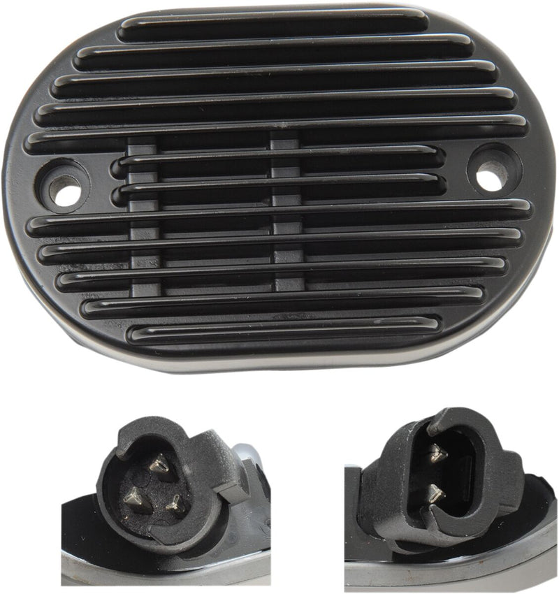 Solid-State Regulator Black For Harley Davidson FLSTC 1584 2008-2010