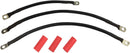 Battery Cable Set Black For Harley Davidson FXD 1340 1995-1998