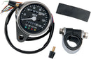 Mechanical Speedometer 2240:60 With Led Indicators Chrome Black Face - 2.4 Inch