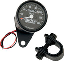 Mechanical Speedometer 2:1 Black Housing Black Face - 2.4 Inch