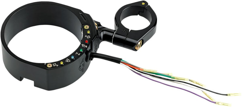 Speedometer Relocation Bracket With Easy Mount Clamp Black For Harley Davidson XL 1200 C 2014-2016