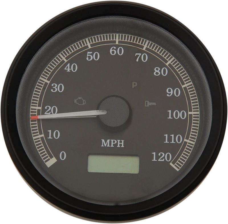 Programmable Electronic Speedometer MPH Black - 3-3/8 Inch