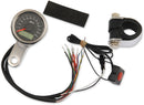 Electronic Speedometers With Indicator Lights 1-7/8" Mini Programmable 120 MPH Stainless Black