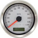 Programmable Electronic Speedometer MPH Silver - 4 Inch