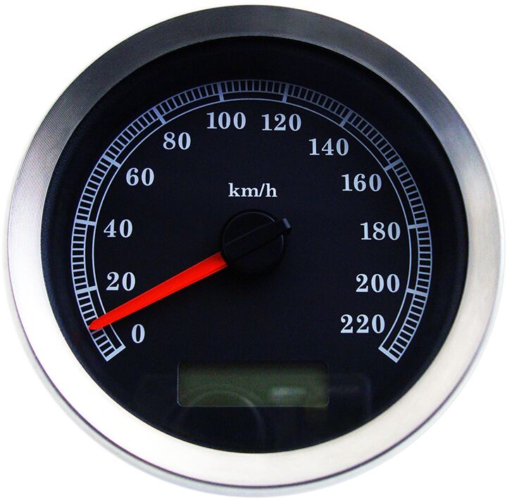 Programmable Electronic Speedometer KPH Black - 4 Inch