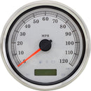 Programmable Electronic Imperial Speedometer MPH Silver - 5 Inch