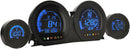 HD-03L Four-Piece Gauge Kit Black