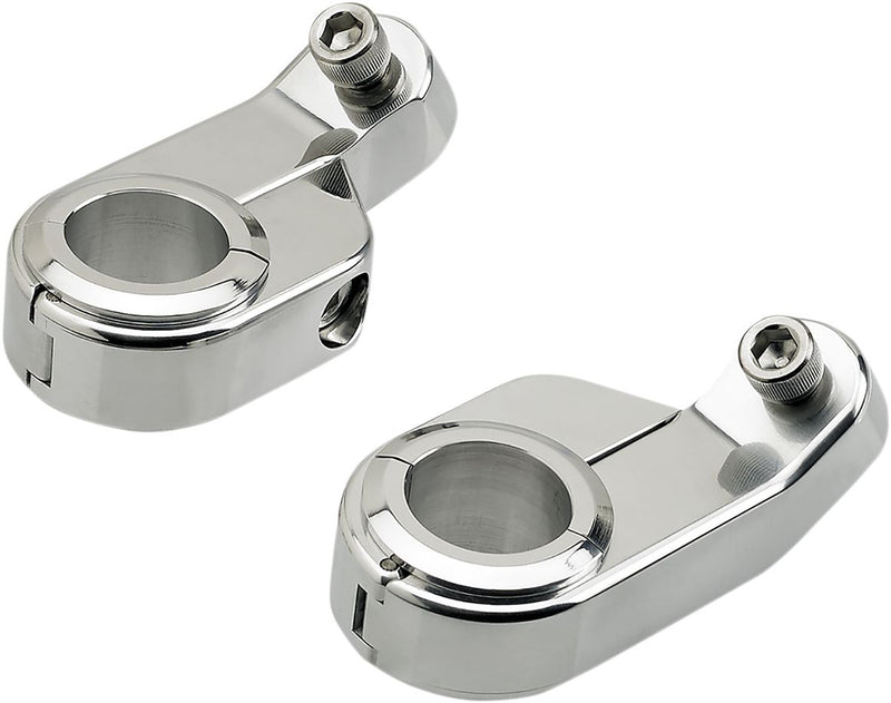 Oversized Speeds Mount Gauge Angle Clamps Chrome