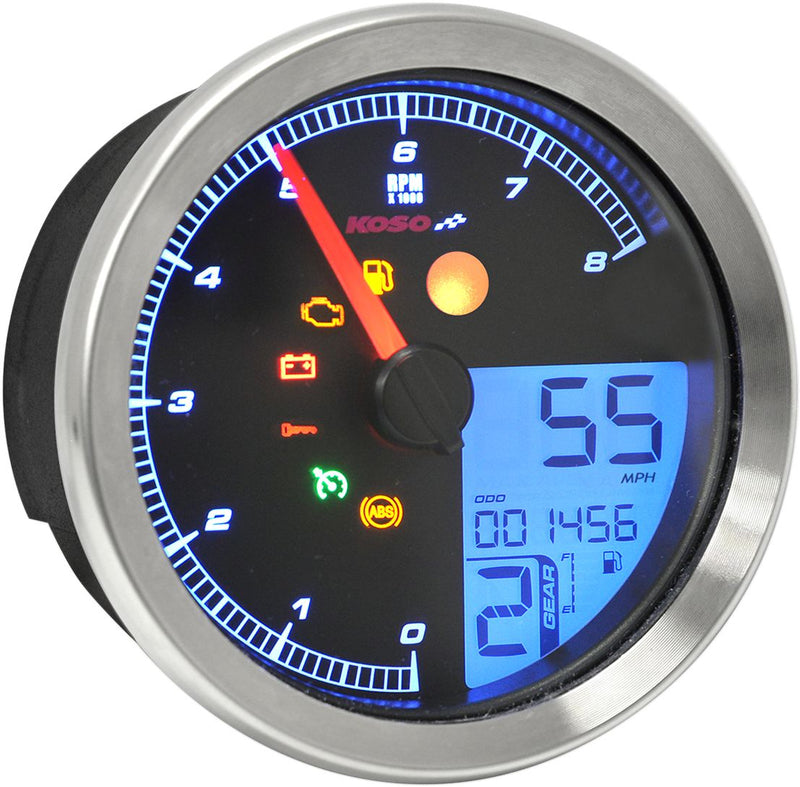 HD-04 Speedometer / Tachometer Silver For Harley Davidson FXD 1450 2004-2005