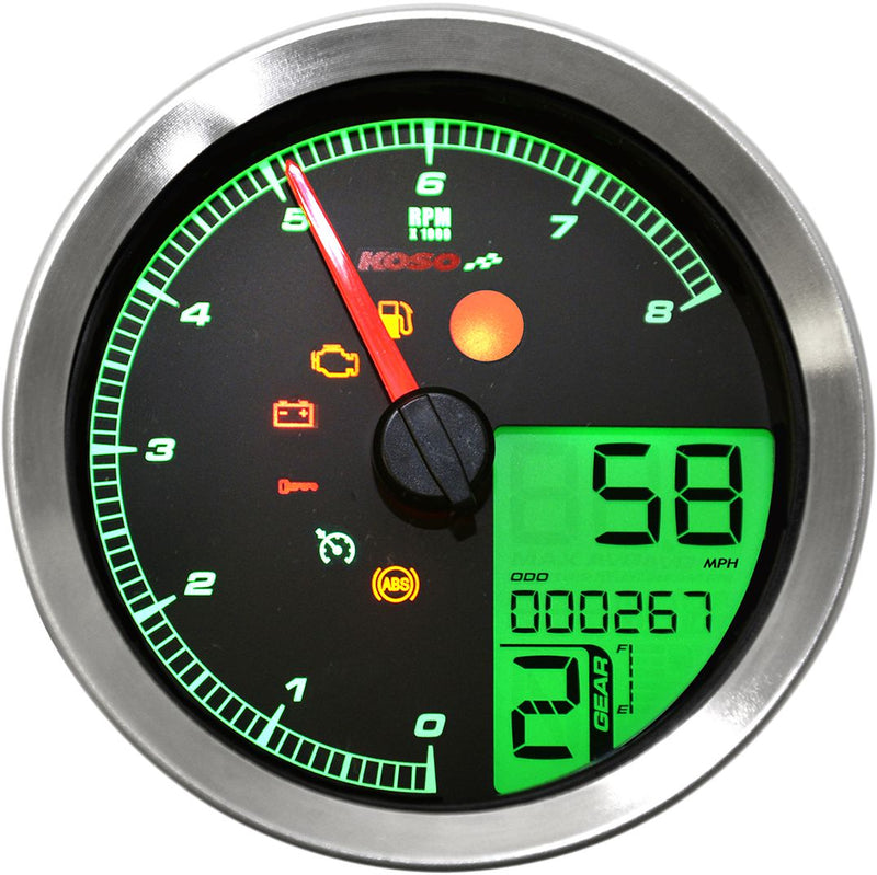 HD-04 Speedometer / Tachometer Silver For Harley Davidson FLD 1690 2012-2013