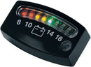 LED Battery Gauge Black