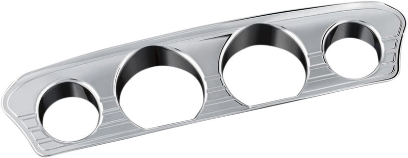 Tri-Line Gauge Trim Chrome