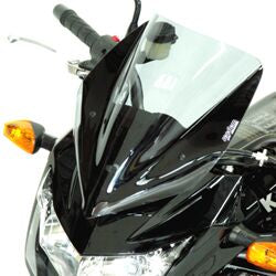 High Protection Windshield Smoked Black 35.5cm x 3mm For Kawasaki Z 750 2007-2012