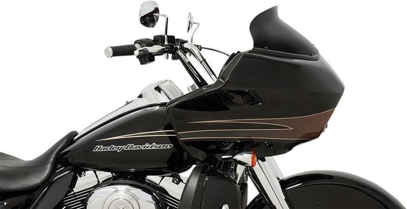Spoiler Replacement Windshield For OE Fairings Black / Clear - 5.5 Inch