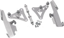 Fats/Slim Windshield Trigger-Lock Complete Mount Kit Polished For Harley Davidson FLSTS 1340 1997-1999