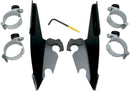 Fats/Slim Windshield Trigger-Lock Complete Mount Kit Black For Harley Davidson FXBB 1750 ABS 2018-2020