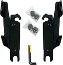 Fats/Slim Windshield Trigger-Lock Complete Mount Kit Black For Harley Davidson FLST 1450 2006