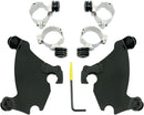 Gauntlet Fairing Trigger-Lock Hardware Kit Black For Harley Davidson FXD 1340 1995-1998