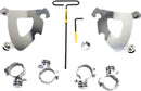 Gauntlet Fairing Trigger-Lock Hardware Kit Polished For Harley Davidson XL 1200 T 2014-2016