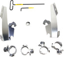 Batwing Fairing Trigger-Lock Mounting Kit Polished For Harley Davidson XL 1200 L 2006-2011
