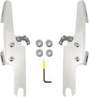 Fats/Slim Windshield Trigger-Lock Complete Mount Kit Polished For Harley Davidson FLRT 1690 2015-2016