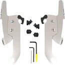 Fats/Slim Windshield Trigger-Lock Complete Mount Kit Polished For Harley Davidson FLSL 1750 ABS 2018-2021
