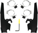Fats/Slim Windshield Trigger-Lock Complete Mount Kit Black For Harley Davidson XL 1200 X 2016
