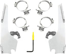 Fats/Slim Windshield Trigger-Lock Complete Mount Kit Polished For Harley Davidson XL 1200 X 2016