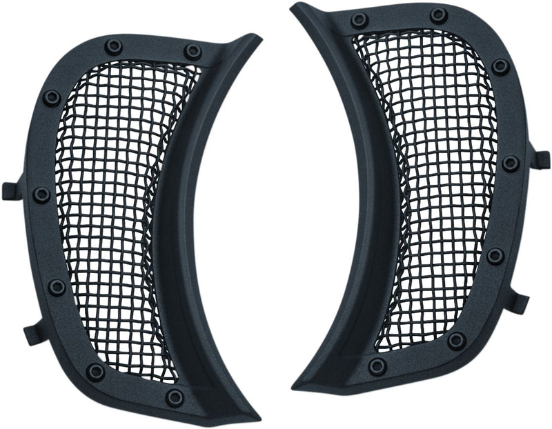 Mesh Headlight Vent Accents Black