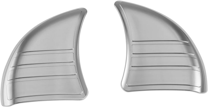 Inner Fairing Cover Plates Tri-Line Chrome