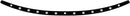 Stainless Steel Windshield Trim Dish Black