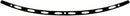 Stainless Steel Windshield Trim Oval Black For Harley Davidson FLHR 1690 2014