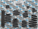 Socket-Head Motor Bolt Kit Smooth Black / Chrome For Harley Davidson FLHR 1584 2007-2008