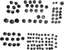 Bolt Cover Standard Kit Black For Harley Davidson FLHR 1584 2009-2011