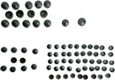 Bolt Cover Standard Kit Black For Harley Davidson FLHR 1584 2007-2008